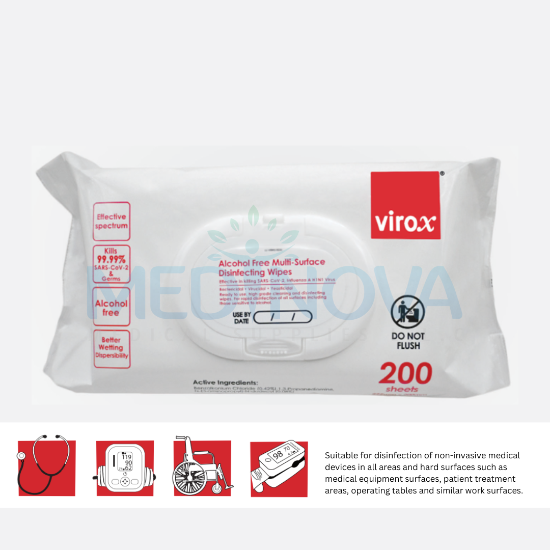 VIROX Alcohol Free Multi-Surface Disinfecting Wipes